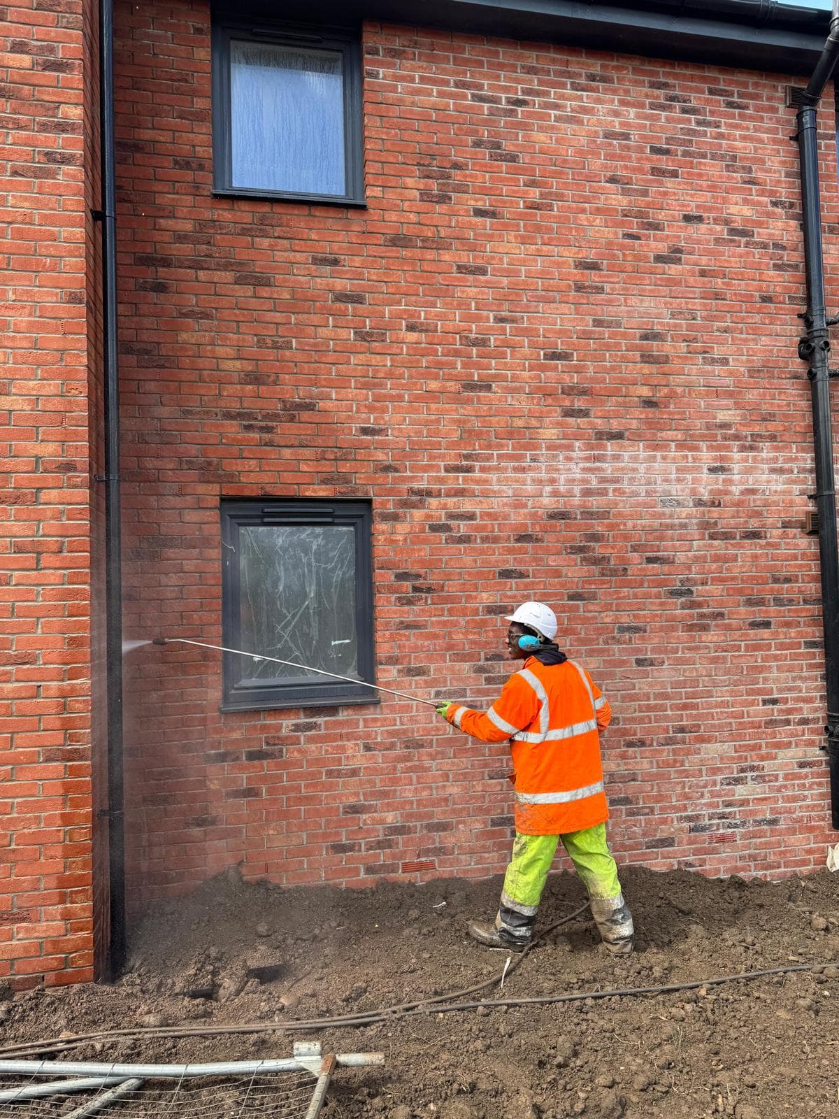 Restored brickwork after specialist clean