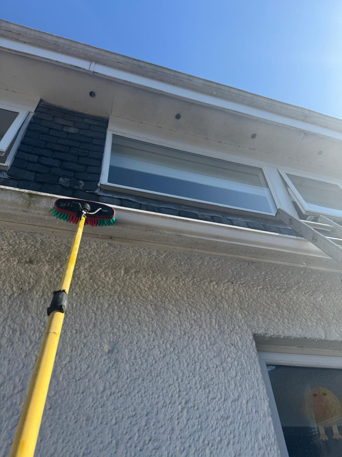 SkyVac in use from ground level
