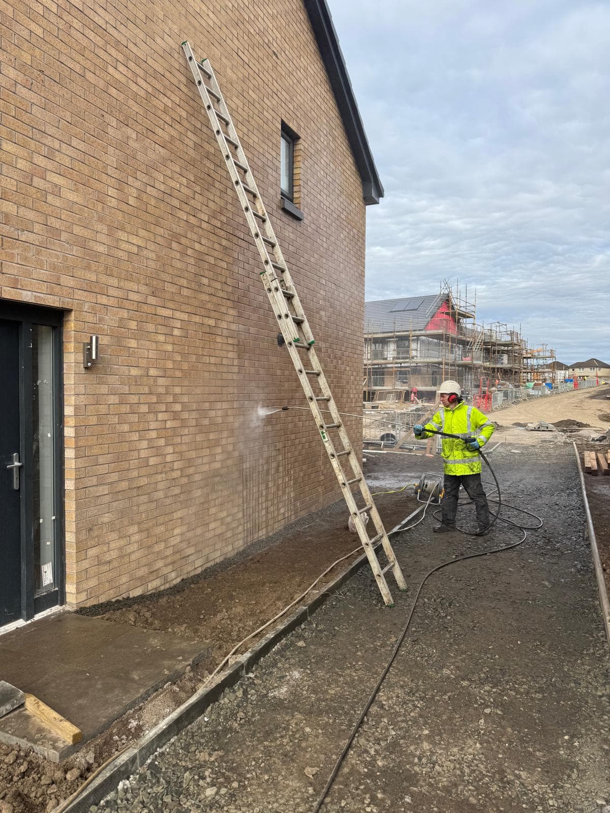 Restored brick colour after wash